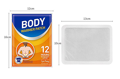 Dispose of used body heat patch properly